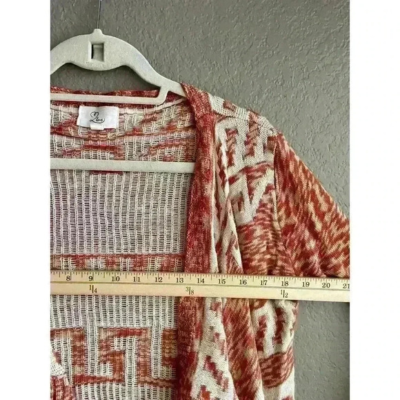 Women's Love Aztec Tribal Cardigan Southwest Sweater Size S/M - Picture 8 of 9